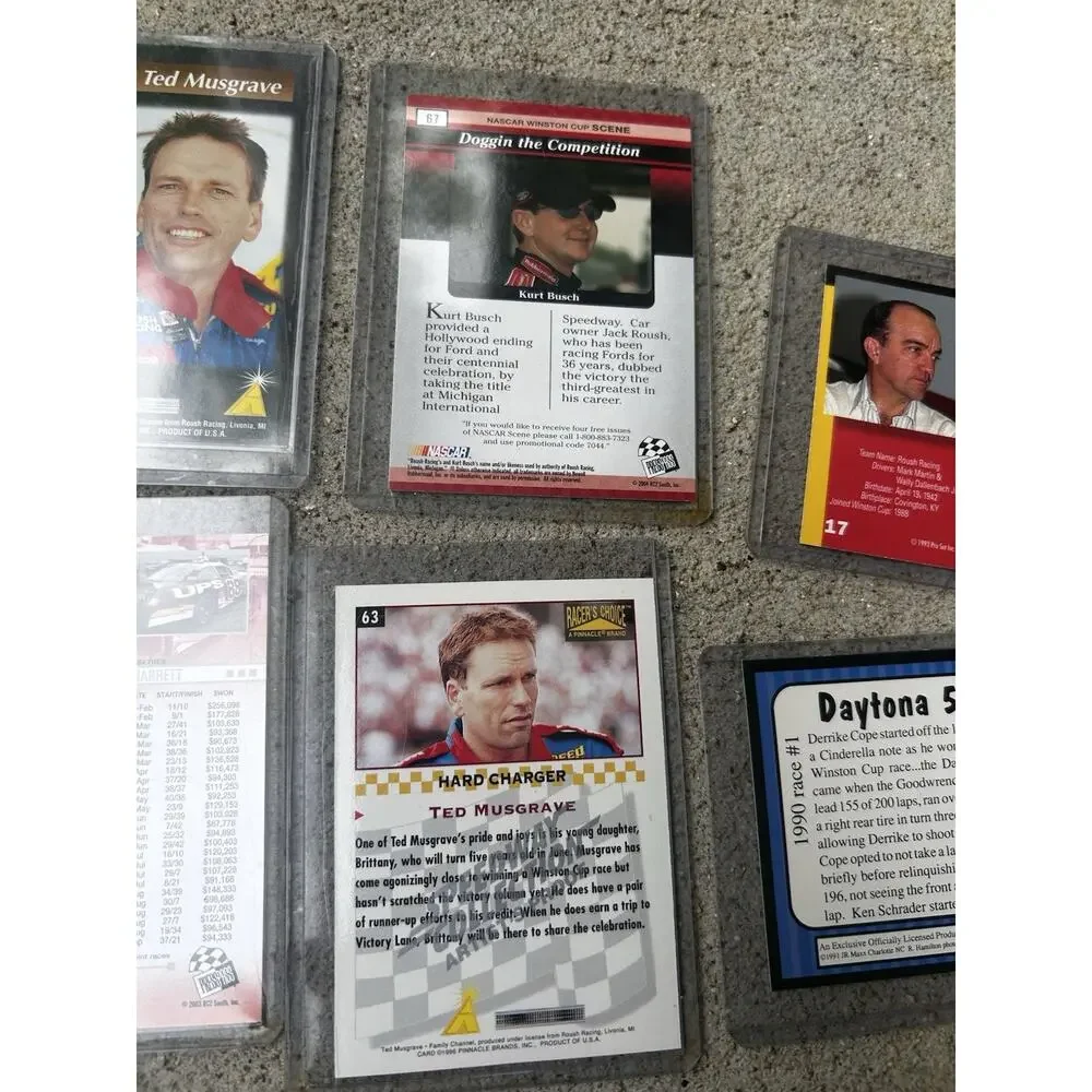 NASCAR Trading Cards‎ Lot Of 8